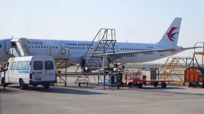 第七日目はインディラガンジー国際空港から上海浦東空港へ向かっていて、機内で日付が変わりました。そして、上海空港でトランジットして中部国際空港へ向かいました。<br />搭乗した航空会社が中国東方航空でした。上海から中部までは古いタイプの機で座席の前にモニターが着いていませんでした。<br /><br />インディラ・ガンジー国際空港　?　上海浦東国際空港　?　中部国際空港<br /><br />７日館のインド旅行でした。<br />お読みいただきまして有難う御座いました。<br />今回、一緒したMotaさんのホームページ。<br />ご覧下さい。<br />http://www.katch.ne.jp/~mota/tabi31.html<br />