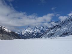 早春のNZ南島＜マウントクック編その1＞スキープレーンで遊覧飛行、氷河に着陸