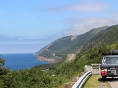 カナダ東部５州、ドライブ旅行２０１８　Day8-6（Cape Breton Island　８　まるでジェットコースターみたいなCabot Trail / Pleasant Bayから、Chéticamp辺りまで）