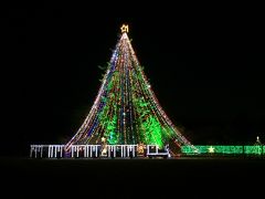 宮ケ瀬のジャンボクリスマスツリー