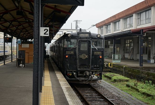 フォートラの同年代オフ会。<br />東京で集まっても物足りないメンバー達は、<br />今回は鹿児島で集まることになった。<br /><br />オフ会翌日は、夕方のフライトで帰ります。<br />それまでは鹿児島をぶらぶら。<br />でも天気はあいにくの雨。<br />そこで列車を楽しむことにした。<br /><br />◯12月13日　仕事終わりに出発<br />◯12月14日　鹿児島でオフ会<br />●12月15日　鹿児島ぶらぶら