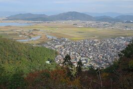 2018秋、滋賀の百名城(6/10)：八幡山城(2)：瑞龍寺、城下町の眺望、安土城方面の眺望