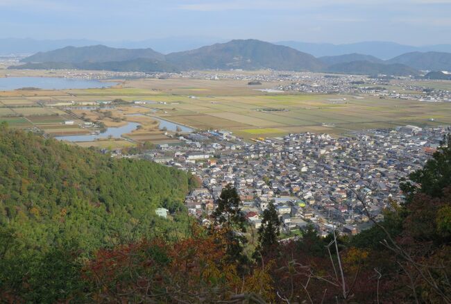 滋賀の名城巡り、八幡山城の紹介です。