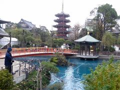 川崎大師に行き，近くの瀋秀園(中国庭園)，若宮八幡宮へも