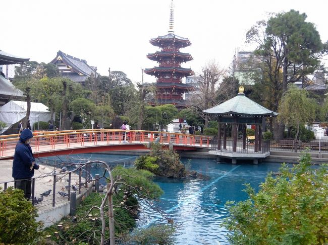 年末に川崎大師に行きました（通常は新年に初詣でしょうが事情で年末に）．大きなお寺(平間寺)で，八角五重塔，鶴の池，薬師殿，多数の碑など境内はいろいろあって多彩でした．大師とは弘法大師のことだったのですね．<br /><br />すぐ近くの瀋秀園にも行きましたが，綺麗で趣のある中国庭園でした．川崎大師に行ったら，こちらにも行くことお勧めです（川崎市管理で入場無料）．<br /><br />ついでに川崎大師駅近くの面白いものがある若宮八幡宮にも立ち寄りました．<br />