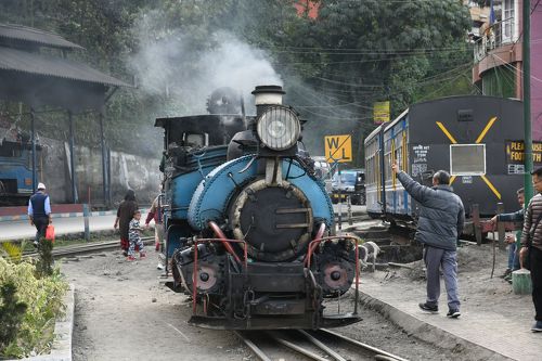 ダージリン・ヒマラヤ鉄道(トイ・トレイン)に乗り、紅茶を味わう