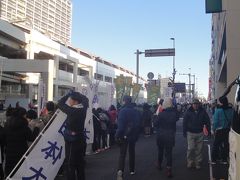 箱根駅伝　京急蒲田駅前で観戦