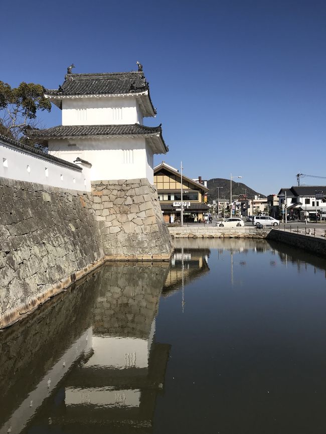 兵庫県の城跡巡り：赤穂城跡。赤穂浪士の里、平城で巧みな石垣。