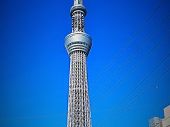 東京スカイツリー  視点-1  大横川親水公園を北へ歩く　☆水辺の面影を残す南北空間で