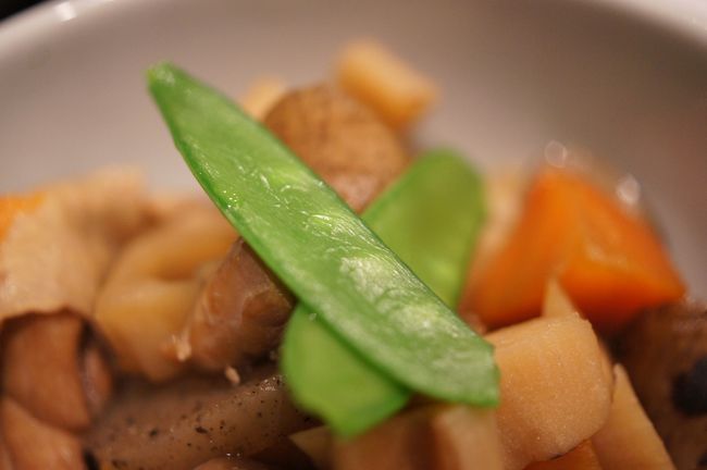 20190105-1 豊洲 高はしさん、あんこう煮こごり、鰆西京焼、筑前煮、お雑煮等々