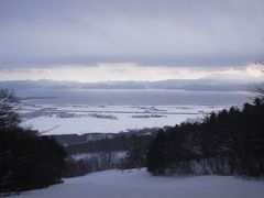 磐梯山周辺でスキー