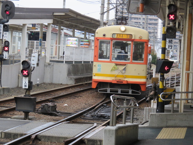 新年の四国（５）伊予鉄の路面電車とホテルのイタリアンディナー