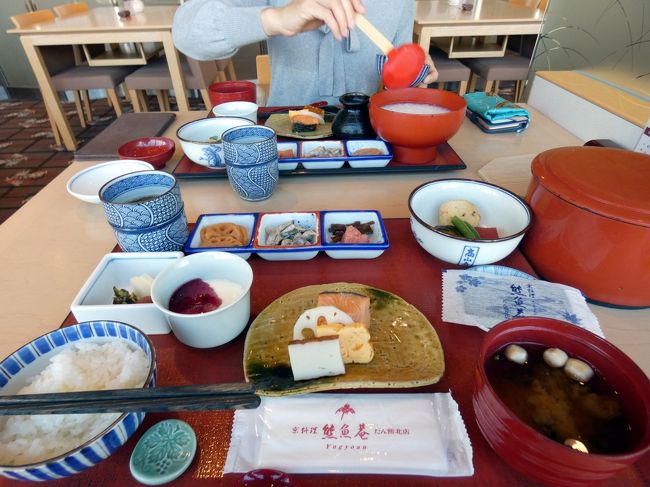１泊したリッチモンドホテル東京水道橋店の朝食は、ホテル３階のサイゼリアのバイキングです。<br /><br />しかし妻が、東京まで来てサイゼリアの食事はつまらないというので、道路一つ隔てた東京ドームシティの京料理 熊魚庵 たん熊 北店 東京ドームホテル店で朝食を楽しむことにしました。<br />