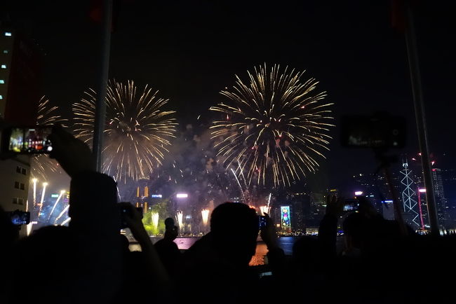 2018-2019 香港で年越し！その4《大迫力の花火で新年を迎えます(=´∀｀)人(´∀｀=)》