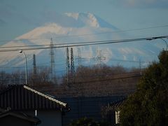 1月9日に見られた富士山