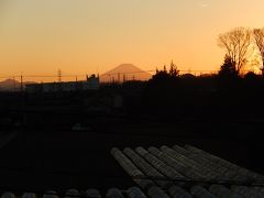 1月9日、素晴らしかった影富士
