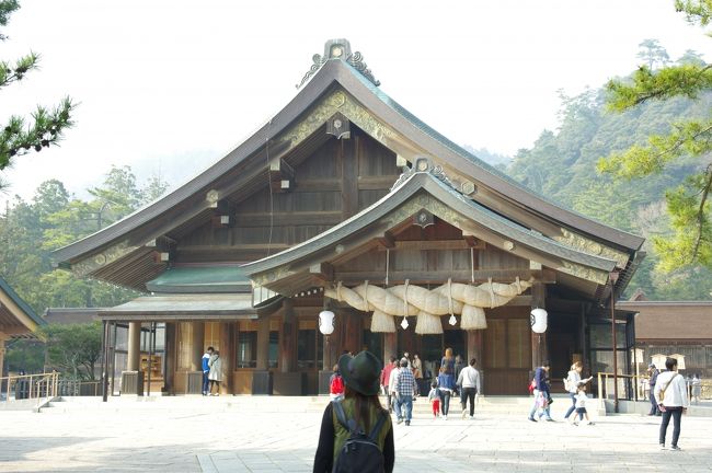 縁結びの神様で有名な出雲大社と近くの日本海に行ってきました。