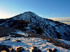 積雪期北岳下見 / ボーコン沢の頭で撤退