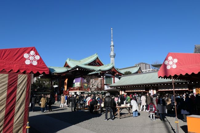 亀戸天神　初詣♪