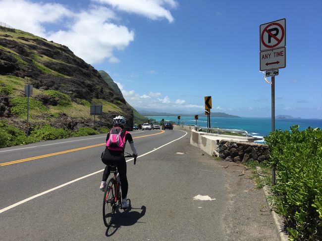 ワイキキでロードバイクをレンタルしてカイルアまで行ってきました。<br />