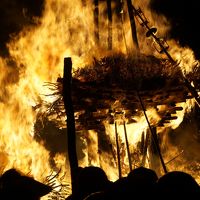 野沢温泉道祖神祭りをメインに上田・小布施・信州中野を巡る旅（二日目）～厄年集団と村人の松明を巡る攻防戦。火の粉が大量に舞ってマジヤバいです～