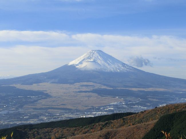 芦ノ湖スカイラインからの富士山　【山伏峠展望台・杓子峠・三国峠】