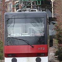 箱根18　ホテル→上強羅⇒強羅　登山ケーブルカーで下り　☆観光施設めぐりバスに乗り換え
