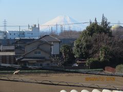 1月19日にくっきりした富士山が見られました