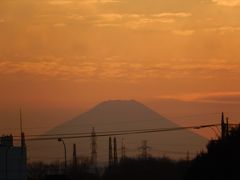 1月19日の素晴らしかった影富士