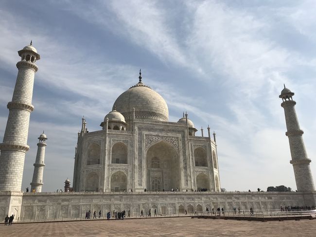 インドに来て6日目は、宿から一歩も出ずに過ぎました。<br /><br />なんだかお腹の調子が良くなくて…<br />下してはないし、痛みも酷い訳じゃないんだけど、無理するな、という身体からのサインだと思った。<br /><br />1月の北インド。日中は暑いくらいだけど、朝と夜は寒いです。<br />安いホームステイに泊まっているので、部屋にはヒーターがなく、それも身体に良くないよう。<br />極め付けは、シャワーがないんです。バケツにお湯を溜めて、身体や頭を洗う方式。<br />凍えます!!!<br /><br />それで、大事を取って、1日お休みの日にしたわけ。<br /><br />ちなみに、飲み水には気をつけてますが、歯を磨いて口をゆすぐ水は水道水。<br />これも良くないのかな…?<br /><br />食べ物は…<br />実はまだ、外食したことなくて。<br />宿で夕食だけ頼んで食べてます。ベジタリアンカレー。<br />日中は、日本から持参のクッキーとか煎餅とか食べつつ、チャイ。<br />やっぱり栄養が足りてないよね、これじゃ…。<br />夜はしっかり食べてるんだけど。<br />同宿の人と喋って情報交換もできて、この夕食には助かってます。<br />一食300ルピーのところ、私は5泊もして毎日夕食を頼んでいるので、200ルピーにまけてくれました。<br />いくらでもおかわりできて、お腹いっぱい詰め込んでます。<br /><br />さて、7日目。<br />明日は早朝ジャイプールへ移動するので、今日がアグラ最後の日。<br />アグラ城に行ったり、同宿の人から話を聞いたりして、気分が最高潮に盛り上がったところで、いよいよタージマハルへ!!!<br />