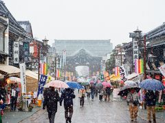 雪降る善光寺