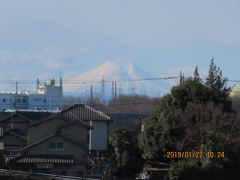 1月22日に見られた富士山