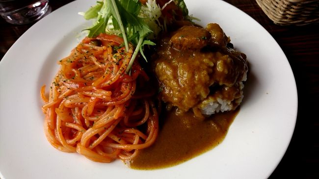 　今日は、赤湯温泉街で洋食を食べました。スパゲッティとカレーのセットを食べてきました。カレーは、非常にスパイシーで汗だくになります。スパゲッティーは、麺はもちもち味は、昔ながらのケチャップ味です。