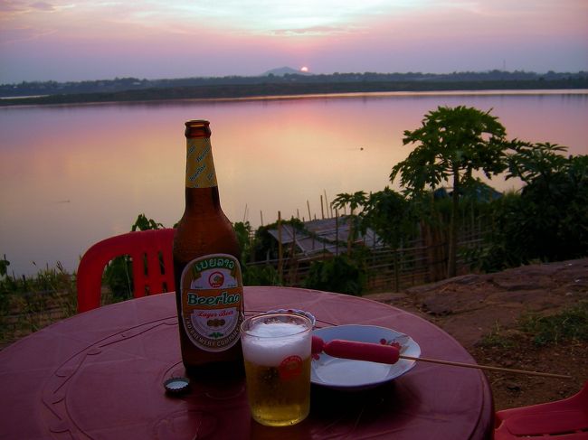 2010 GW タイ、ラオス、ベトナム旅④ メコン川の絶景とビアラオの巻
