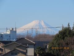 素晴らしかった1月27日の富士山