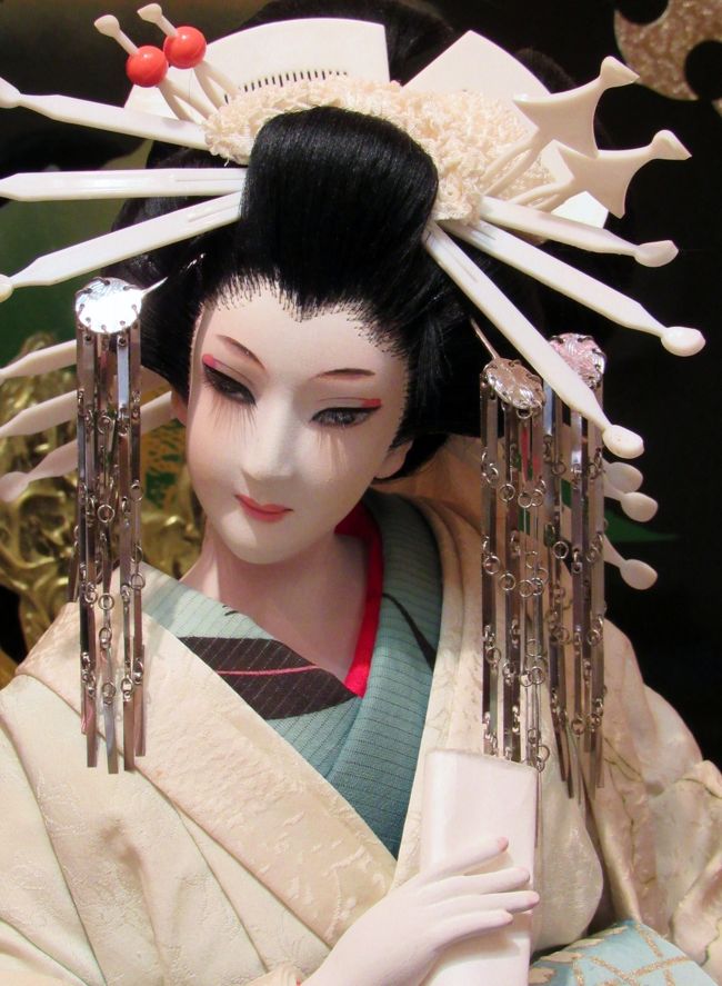 2018年暮れ～艶やかな日本人形展「矢口威子創作展」も今回が最後でした。