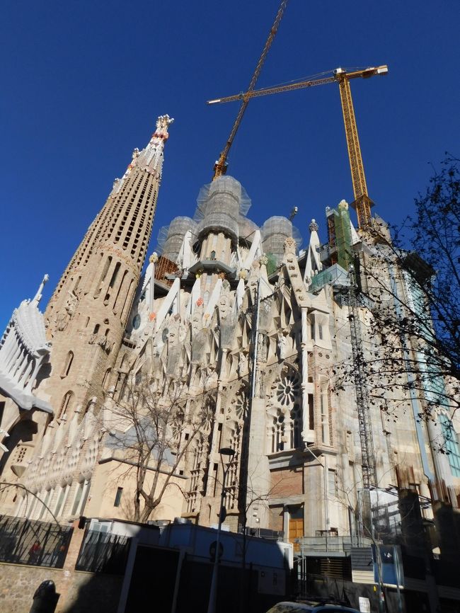 　マルタ共和国のヴァレッタ港からスペインの北東カタルーニャ地方に位置するバルセロナ港まで約37時間の船旅。バルセロナ港で下船バスで車中からガウディが設計した「カサ・ミラ（ミラ邸）」等を見ながら目的地の「サグラダ・ファミリア（聖家族教会）」へ。サグラダ・ファミリアは１８８２年からまだ建設が続いている巨大な未完の教会。