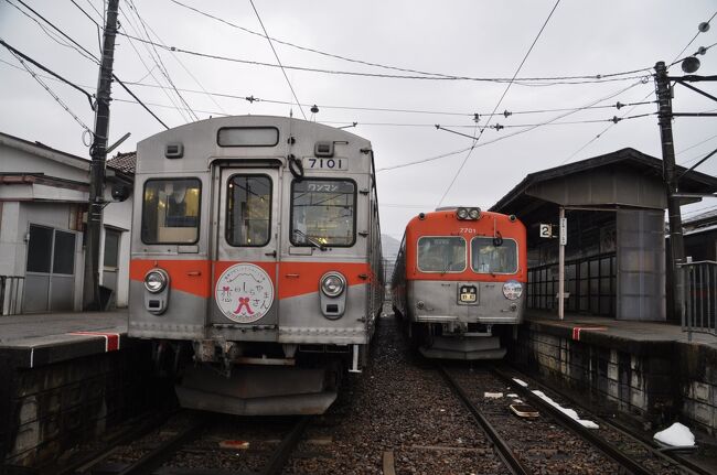 　2019年2月3日、久しぶりに北陸鉄道石川線に乗りに行きました。<br />　2009年10月に石川線鶴来駅-加賀一の宮駅間が廃止されて以来、ご無沙汰でしたが、約10年ぶりに乗りに行くことにしました。