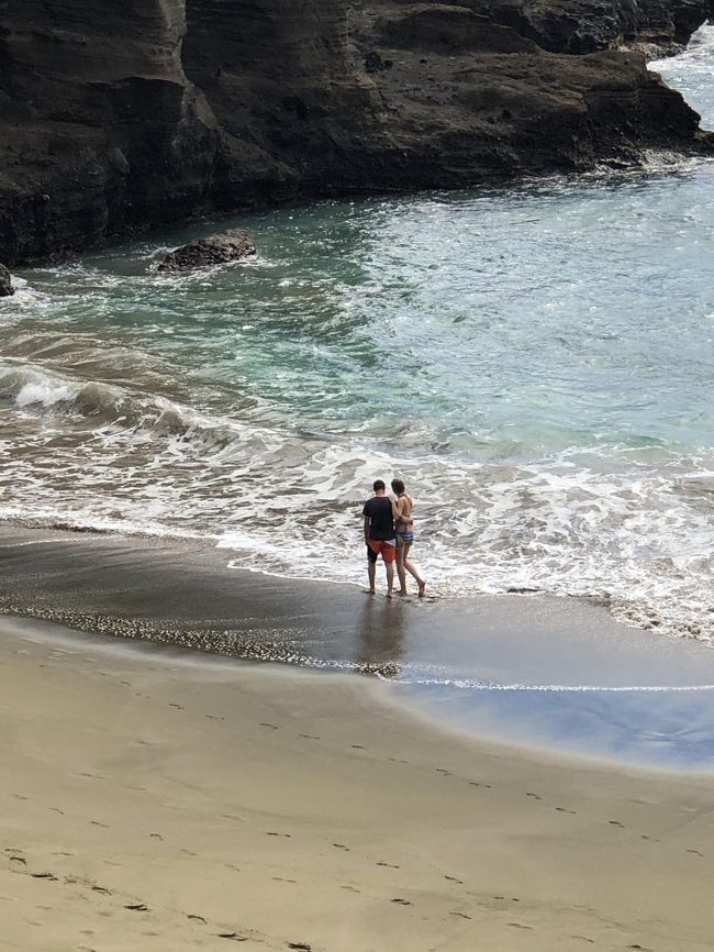 2019,1月　初めてのハワイはハワイ島から　№４レンタカーで島巡りをしてみました。グリーン・サンド・ビーチ編