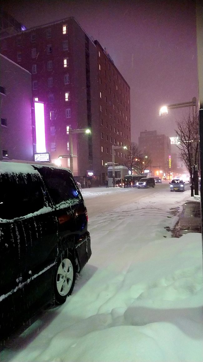 雪まつりに昔は、毎年来ていた。去年はニューヨークだったので、北海道に久しぶりに身内をつれてきたが、寒くなるというので、フル装備で来ましたが？ん？去年のニューヨークや、ナイアガラ地と比べたら、寒くない。<br />うーん拍子抜け。北海道までの一日目