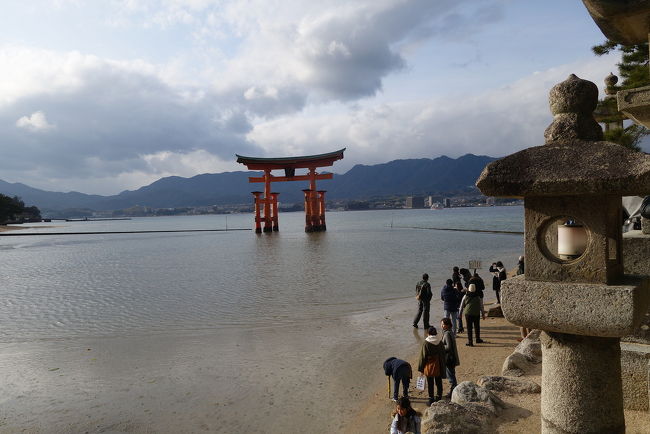 初めての広島旅。<br />牡蠣が食べたくて、広島に行くことにしました。<br />牡蠣好きの友達に声かけたら、1人乗ってくれたので2人旅に。<br /><br />たまたまセール中で、バラバラで予約するより安かったので…久しぶりにANAの旅作で@25,000くらいでした。<br /><br />広島旅と言いつつも、メインは宮島だったので…また来ないとな。<br />1泊じゃ全然足りなかった！！<br /><br />&lt;日程&gt;ANA旅作<br />2/9(土) 羽田→広島<br />2/10(日) 広島→羽田<br />＊ホテル：UNIZO INN Hiroshima<br />3連休なのに、土日で。