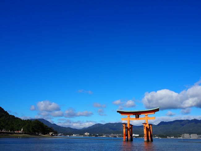 以前から乗ってみたかった「サンライズ出雲」に乗って、広島の世界遺産へ。