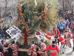 勇壮な火祭り♪　日本三大左義長のひとつ岐阜県今尾の左義長を撮る♪