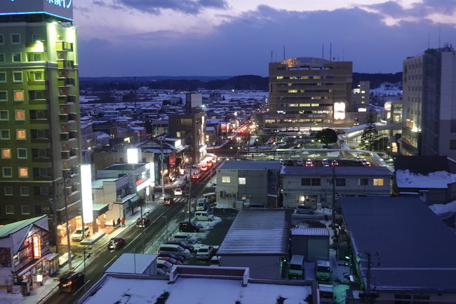 熱海で1泊2日ゆっくり過ごし、翌日は昼まで有休で溜まった仕事を昼までに片付け、退職して山梨に戻った先輩が東京に来ると言う事で、会社近くでランチしその後、有楽町まで一緒に移動し少しだけお茶した後、八戸へ出張。<br />夜中に現場で、調査立会いを行い夜中の1時半ホテルに戻るものの、3時まで眠れず……<br />6時に起き、用意して7時17分の新幹線で東京へ戻る……