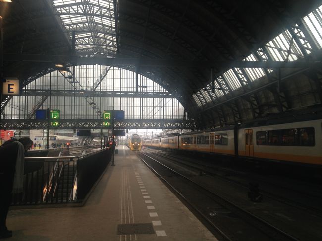ＡＮＡのマイルがたまったので、まだ行ったことがないところへ行こうと考え、結果的に成田～ブリュッセルを選択。オランダへも行こうと以下のとおり計画をたてました。<br /><br />2019.2.2（土）<br />成田11.00発　ＡＮＡ231便　ブリュッセルゆき<br />鉄道でロッテルダムへ移動<br />Savoy Hotel Rotterdam （泊）<br /><br />2019.2.3（日）<br />鉄道でアムステルダムへ移動　アムステルダム終日市内観光<br />Savoy Hotel Rotterdam（泊）<br /><br />2019.2.4（月）<br />鉄道でアムステルダム・ユトレヒトへ移動<br />アムステルダム・ユトレヒト市内観光<br />Savoy Hotel Rotterdam （泊）<br /><br />2019.2.5（火）<br />地下鉄でデン・ハーグへ移動　デン・ハーグ市内観光<br />地下鉄でロッテルダムに戻り、市内観光<br />夕方ユーロスターでブリュッセルへ<br />ibis Brussels Centre Gare Midi Hotel（泊）<br /><br />2019.2.6（水）<br />ブリュッセル市内観光<br />ibis Brussels Centre Gare Midi Hotel（泊）<br /><br />2019.2.7（木）<br />鉄道でアントウェルペン・ゲントへ移動<br />アントウェルペン・ゲント市内観光<br />ibis Brussels Centre Gare Midi Hotel（泊）<br /><br />2019.2.8（金）<br />鉄道でブルージュへ移動　ブルージュ市内観光<br />鉄道でブリュッセルへ戻り、市内観光<br />ibis Brussels Centre Gare Midi Hotel（泊）<br /><br />2019.2.9（土）<br />鉄道でルーヴェンへ移動　ルーヴェン市内観光<br />鉄道でブリュッセルへ戻り、空港へ<br />ブリュッセル20.50発　ＡＮＡ232便　成田ゆき<br />帰国<br /><br />大学３年男子との男二人旅・・・<br />このページでは・・・<br />2019.2.2（土）～2019.2.3（日）までの記録をまとめてみました。