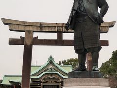 大阪27　大阪城公園b　豊國神社に参拝　☆祭神：豊臣秀吉で/出世開運を祈願？