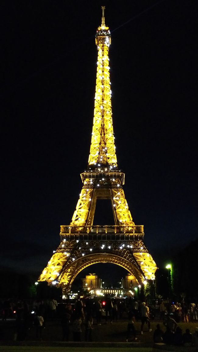 フランス滞在最後の夜!<br />シャンパンタワーが見れてよかった!!