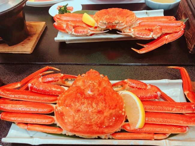 阪急交通社のカニツアーに参加してきました!<br />21990円で1泊2日、カニ2杯付きでした(^^)