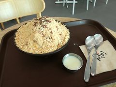 ’１９　釜山グルメ旅９　釜山タワー～チョソンカルグクス（うどん）～金海国際空港～ソルビン（かき氷）～チェジュ航空で帰国