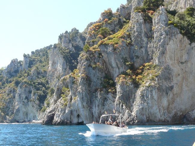 イタリア　ローマ　5　青の洞窟なんか